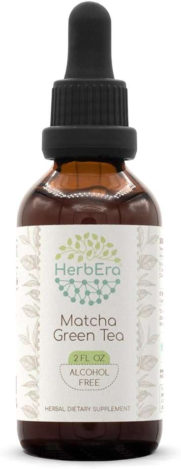 Matcha Green Tea B60 Alcohol-Free Herbal Extract Tincture, Concentrated Liquid Drops Natural Green Tea, Matcha (Camelia sinesis) Dried Leaf (2 fl oz) - Image 1