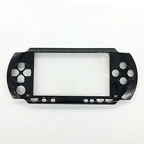 Front Face Plate Faceplate Shell Case Cover Replacement for Sony PSP 1000 1001 Fat (Black) - Image 2
