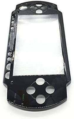 Front Face Plate Faceplate Shell Case Cover Replacement for Sony PSP 1000 1001 Fat (Black) - Image 5