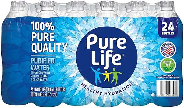 Pure Life Purified Water, 16.9 oz. Bottles, 4 Cases (24 Bottles)… - Image 4