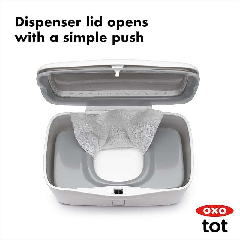 OXO Tot Perfect Pull Wipes Dispenser, Gray - Image 3