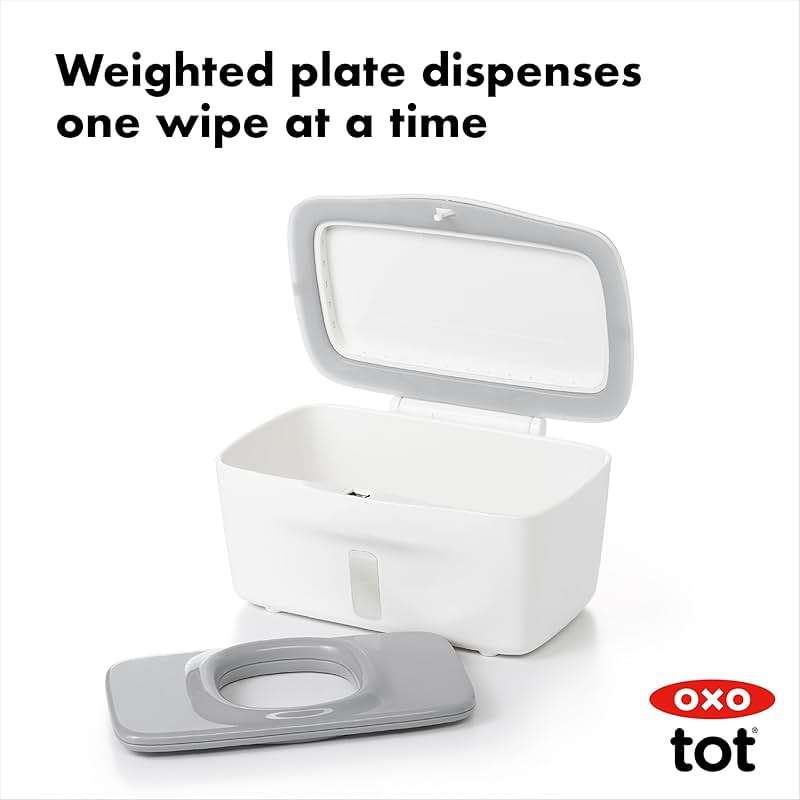 OXO Tot Perfect Pull Wipes Dispenser, Gray - Image 4