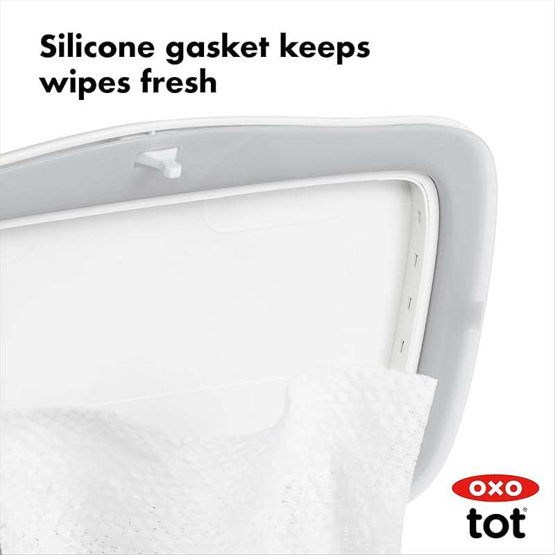 OXO Tot Perfect Pull Wipes Dispenser, Gray - Image 5