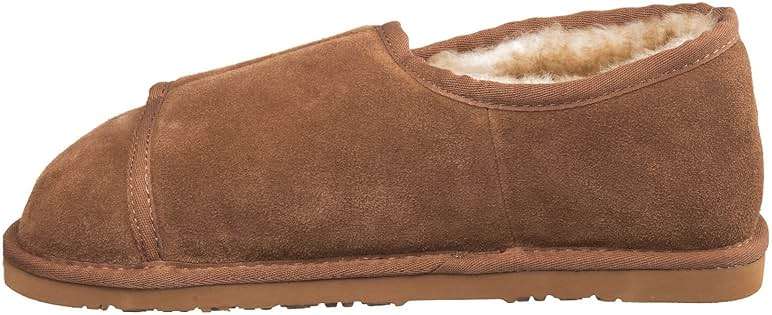 Lamo Sheepskin Bootie Wrap Slipper Chestnut - XX-Large (W11-12) Wide - Image 2