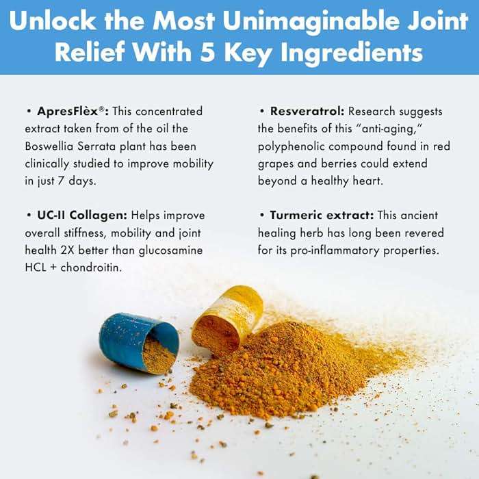 Instaflex Advanced Joint Support Nutritional Supplement Capsule with Doctor Formulated Joint Relief Supplement, Featuring UC-II Collagen & 5 Other Joint Discomfort Fighting Ingredients, 60 Ct - Image 4