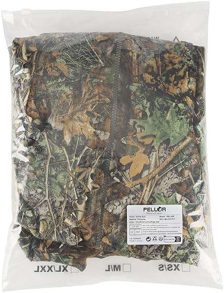 PELLOR Outdoor Camo Ghillie Suits, 3D Leafy Hooded Hunting Airsoft Camouflage Gillies Suits for Kids & Adults - Image 9