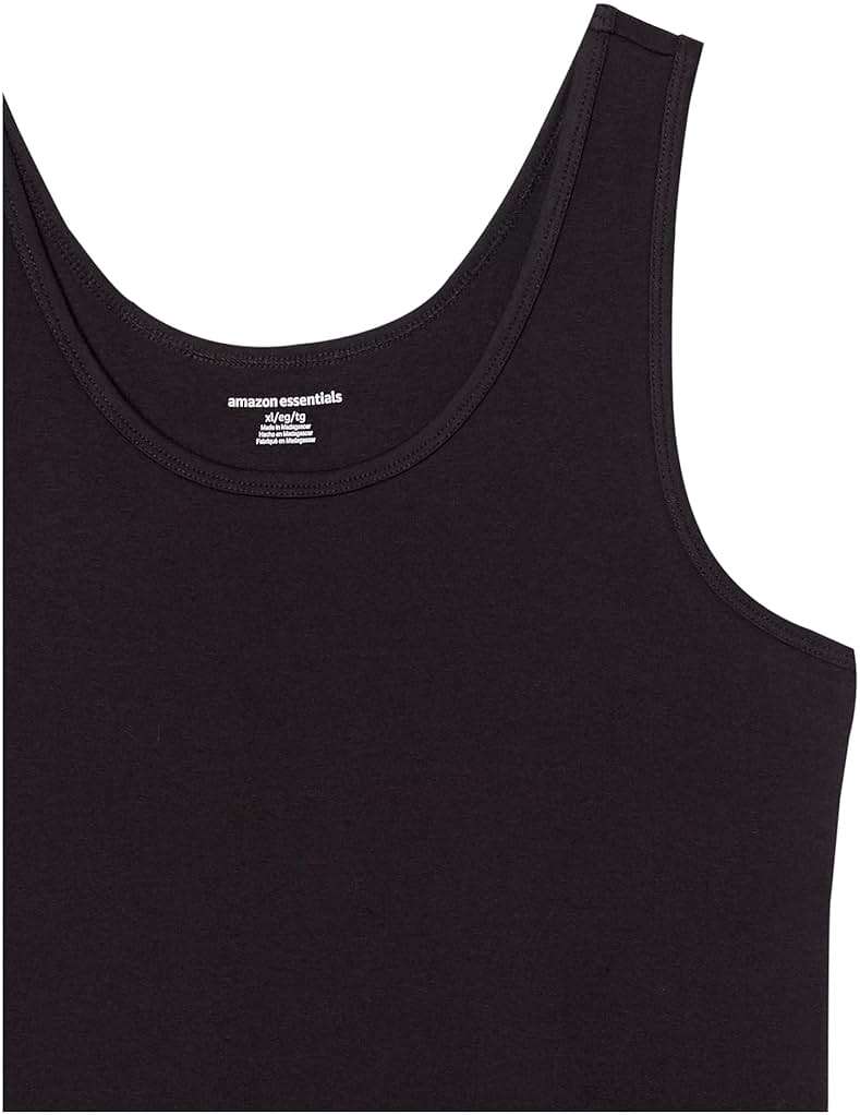 Amazon Essentials Women's Slim-Fit Ribbed Scoop Neck Tank Tops - Image 9