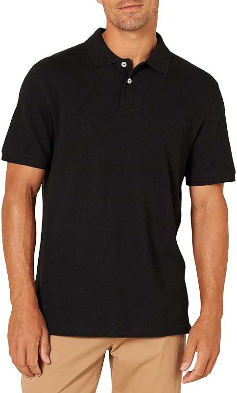 Amazon Essentials Men's Slim-Fit Short-Sleeve Cotton Pique Polo Shirt - Image 1