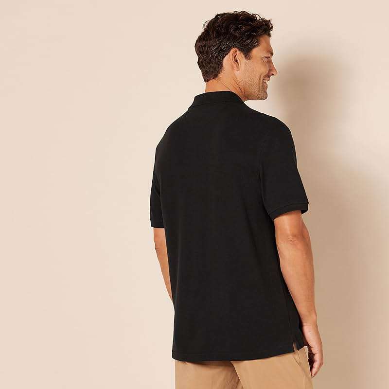 Amazon Essentials Men's Slim-Fit Short-Sleeve Cotton Pique Polo Shirt - Image 3