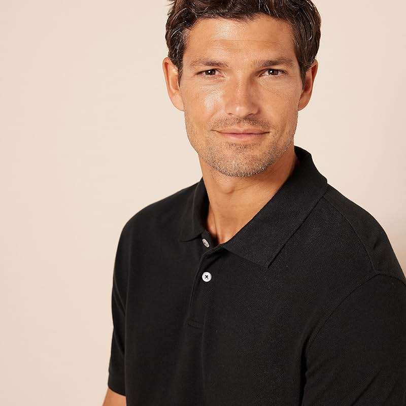 Amazon Essentials Men's Slim-Fit Short-Sleeve Cotton Pique Polo Shirt - Image 4