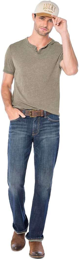 Lucky Brand Burnout Button Notch Shirt - Image 2