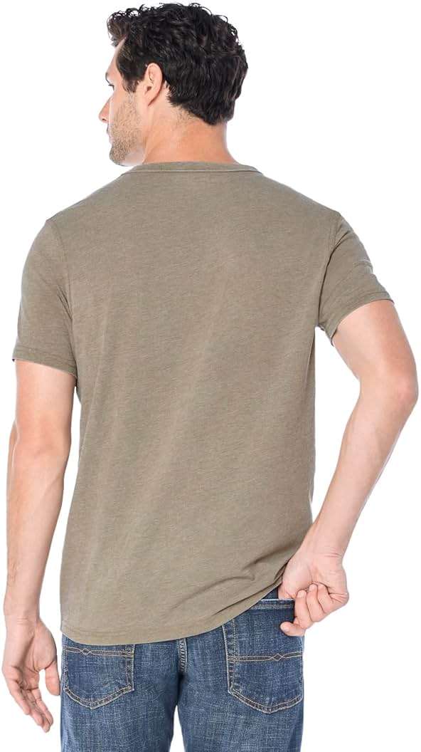 Lucky Brand Burnout Button Notch Shirt - Image 3