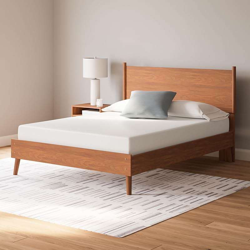 Signature Design by Ashley Queen Size Chime 8 Inch Medium Firm Gel Memory Foam Mattress with Green Tea & Charcoal Extract, Fiberglass-Free, Mattress In A Box - Image 4