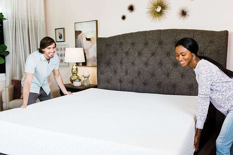 Signature Design by Ashley Queen Size Chime 8 Inch Medium Firm Gel Memory Foam Mattress with Green Tea & Charcoal Extract, Fiberglass-Free, Mattress In A Box - Image 7