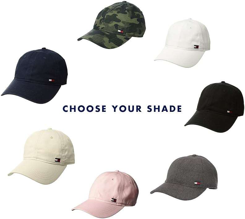 Tommy Hilfiger Men's Cotton Billy Adjustable Flap Baseball Cap - Image 6