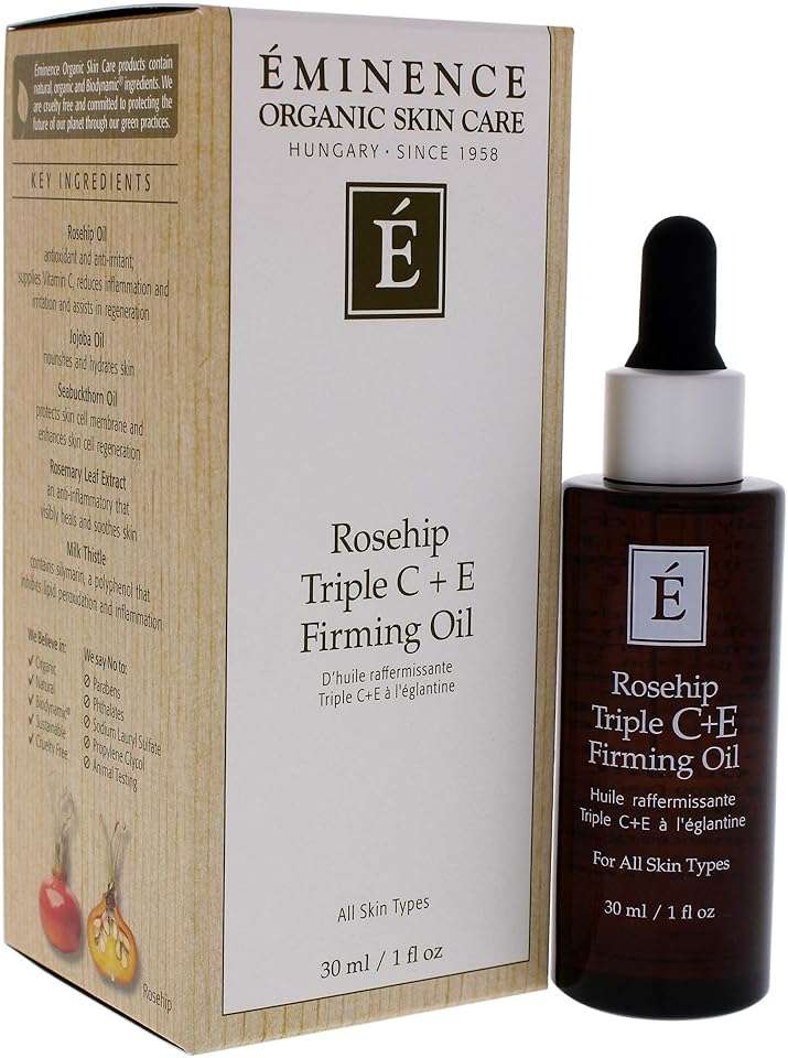 Eminence Rosehip Triple C Plus E Firming Oil for Unisex - 1 oz Oil - Image 4