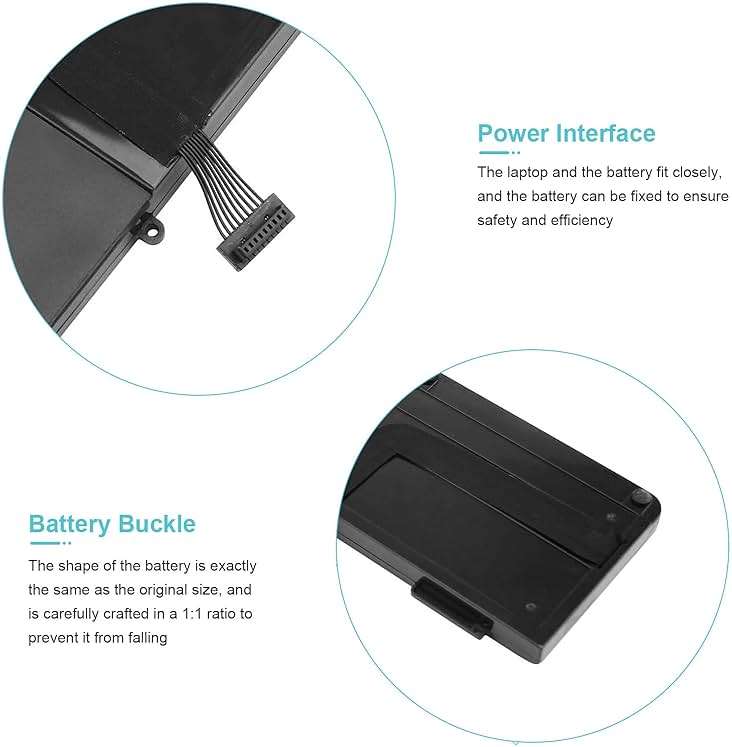 A1321 A1286 (Mid 2009 Mid 2010) Laptop Battery for MacBook Pro 15 Inch Battery A1321 A1286 MC371LL/A, MC372LL/A, MC118LL/A, MB985LL/A, MB986LL/A, MB986LL/A MC373LL/A, MC373LL/A, MB985, MB986, MC118 - Image 6