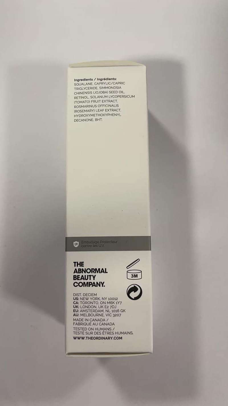 The Ordinary Retinol 0.2% in Squalane, Gentle Retinol Serum for the Face That Is Anti-Aging and Skin Smoothing, 1 Fl Oz - Image 5