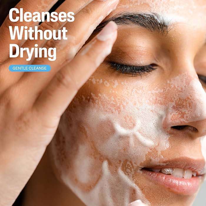 Cetaphil Oil Free Gentle Foaming Cleanser For Dry to Normal, Sensitive Skin, 8oz Pack of 2, Made with Glycerin and Vitamins B5 and E, Dermatologist Tested, Hypoallergenic, Soap and Fragrance Free - Image 5