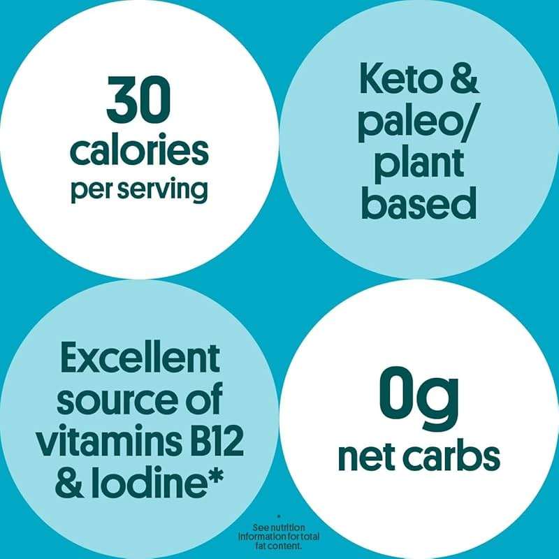 Gimme Seaweed Organic Premium Roasted Seaweed Snacks, Sea Salt, 20 Count, Keto, Vegan, Gluten-Free, Great Source of Omega3s and Iodine, Healthy On-The-Go Snack for Kids and Adults - Image 3