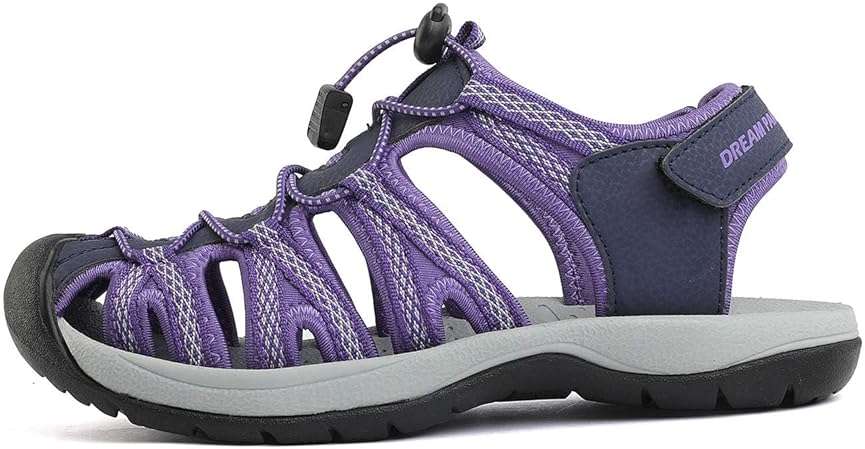 DREAM PAIRS Womens Closed Toe Hiking Summer Outdoor Sport Athletic Sandals - Image 7