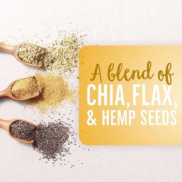 BetterBody Foods Superfood Organic Super Seeds - Blend of Organic Chia Seeds, Milled Flax Seed, Hemp Hearts, Add to Smoothies Shakes & More, 1lb, 16 oz - Image 2