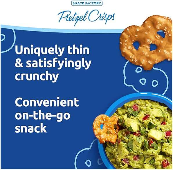 Snack Factory Pretzel Crisps Variety Pack, Individual 1.5 Ounce (Pack of 24) - Image 2
