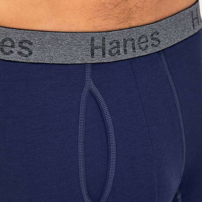 Hanes Men's Underwear Boxer Briefs or Long-Leg Boxer Briefs Pack, 3 Pack, No-Ride-Up, Stretch-Cotton Men Clothing - Image 6