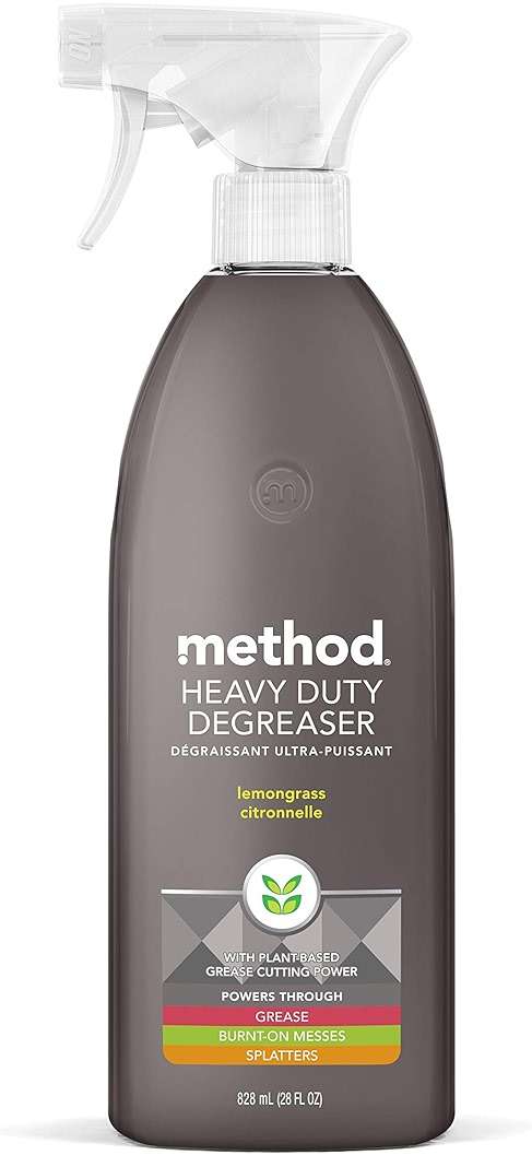 Method Heavy Duty Degreaser, Lemongrass Scent, Oven Cleaner & Stove Top Cleaner, 28 Oz Spray Bottle (Pack of 1),(Packaging may vary) - Image 1