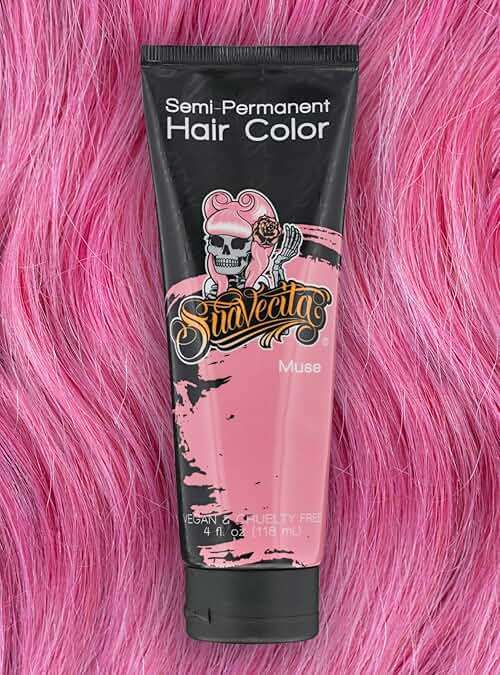 Suavecita Semi-Permanent Hair Color Muse Pink Vegan Cruelty Free - Image 7