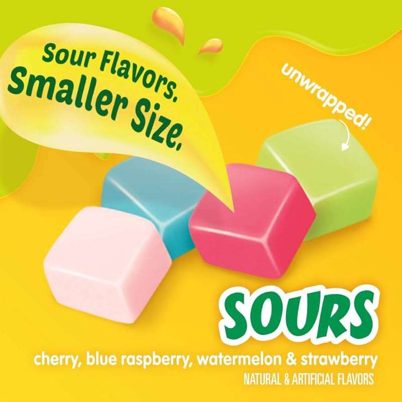 STARBURST Fruit Chews - Mini Sours, 8oz (Pack of 8) - Mini Candy, Sour Candy Bulk - Image 3