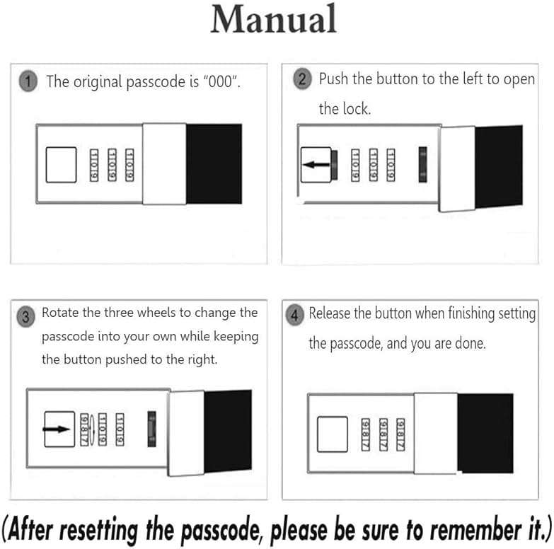 ToiM Cute Animal Theme PU Leather Journal Writing Notebook Daily Notepad with Combination Lock and Pen Holder, B6 Size Password Diary (Panda) - Image 7