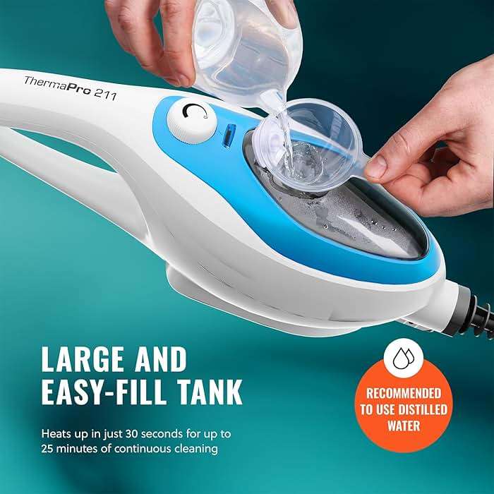 PurSteam 10-in-1 Steam Mop, Floor Steamer with Detachable Handheld Steam Cleaner for Tile, Hardwood Floors - Image 8