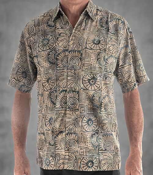 Johari West Men's Hawaiian Shirt Short Sleeve Button Down Casual Tropical Shirt - Image 6