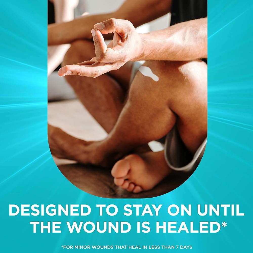 BAND-AID Brand Hydro Seal Adhesive Waterproof Bandages, Large Hydrocolloid Gel Patch for First Aid Support Better Healing for Minor Blisters, Cuts & Scrapes, 6 Count - Image 2
