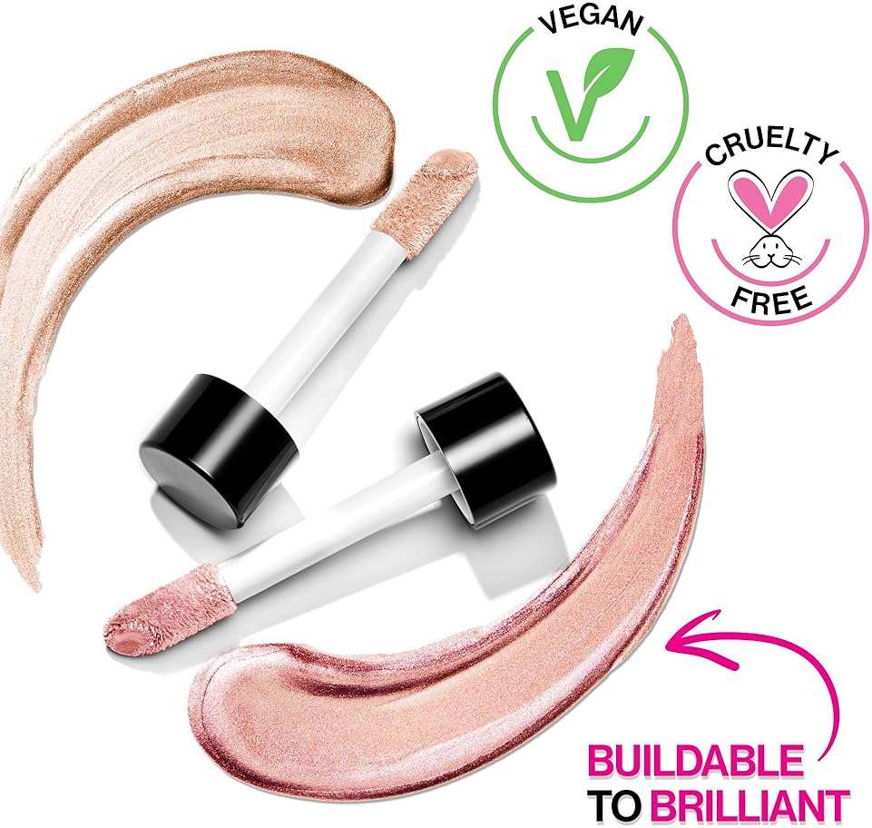 wet n wild MegaGlo Hello Halo Liquid Highlighter Makeup, Shimmer, Glow Halographic - Image 4