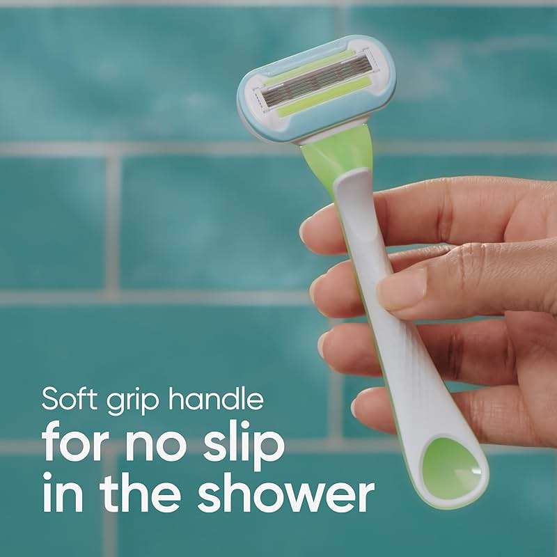 Gillette Venus Extra Smooth Green Disposable Women's Razors, 2 Count - Image 5