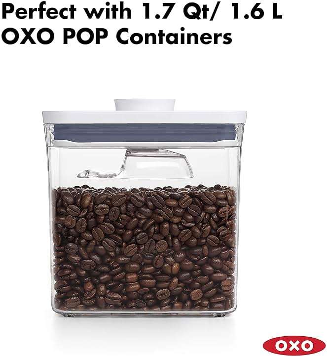 OXO Good Grips POP Container Coffee Scoop, Clear - Image 4