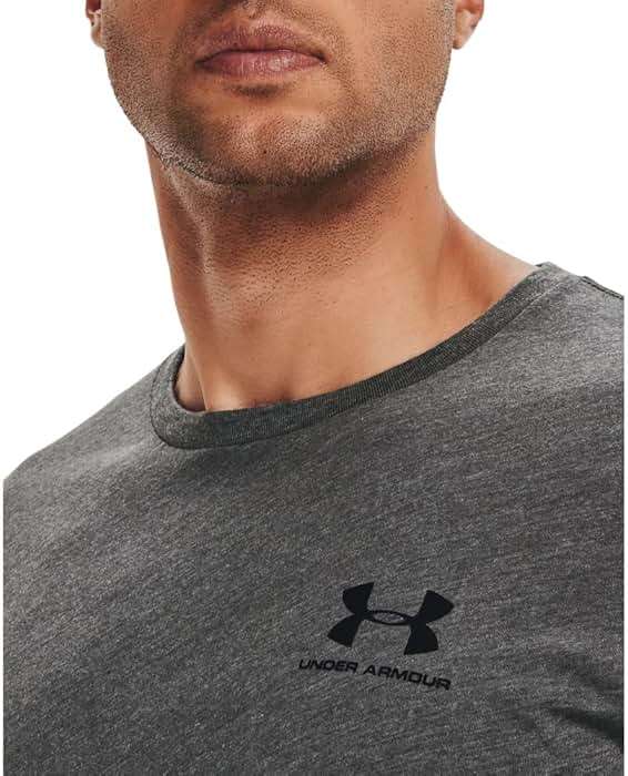Under Armour Men's Sportstyle Left Chest Logo Short-Sleeve T-Shirt - Image 3