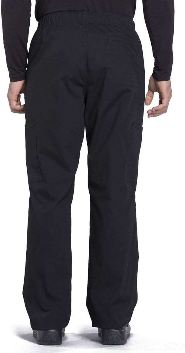 Cherokee Scrubs for Men Tapered Leg Mens Cargo Scrub Pants-5 Pockets,Drawstring,2 Way Stretch Medical Scrub Bottom-WW190 - Image 3