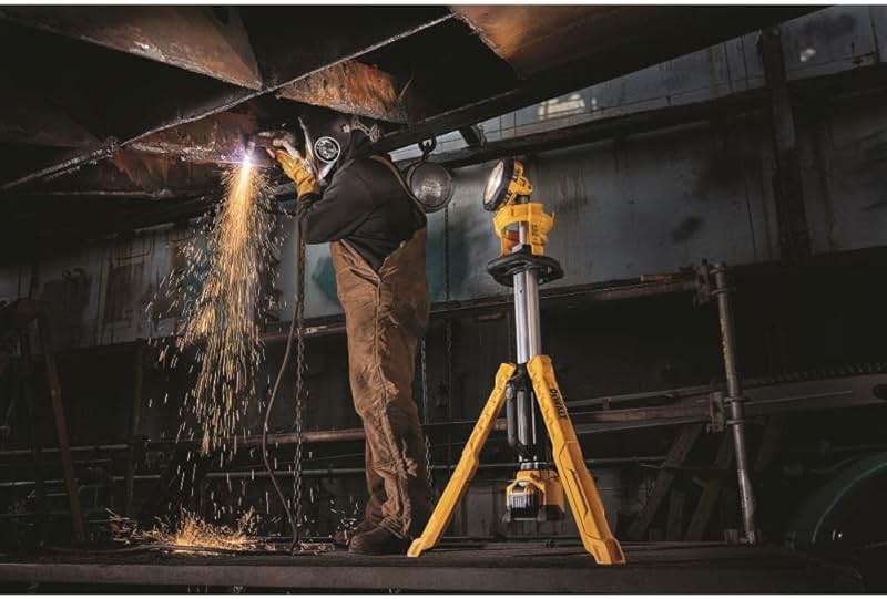 DEWALT 20V MAX LED Work Light with Stand, Tripod Light, 3000 Lumens of Brightness with 3 Modes, Tool Only (DCL079B) - Image 2