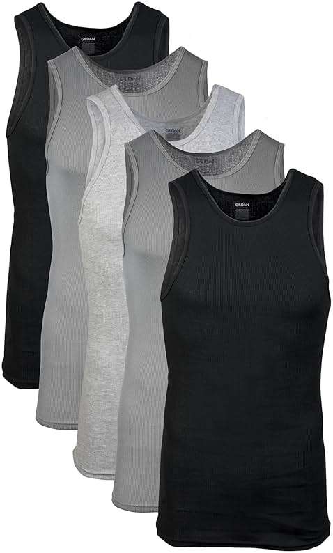 Gildan Men's A-Shirts Tanks Multipack - Image 1