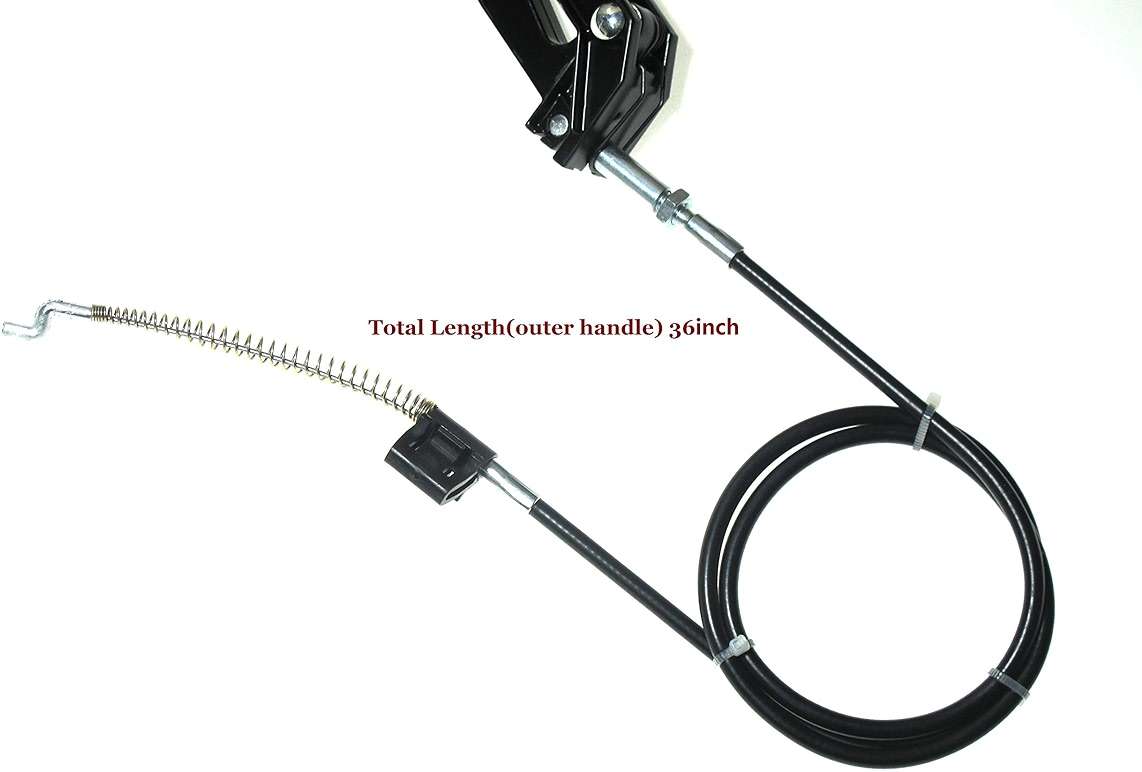 KUANYUOO Sturdy Universal All-Metal Sofa Chair Recliner Release Pull Handle Replacement Parts with Cable (Exposed Adjustable 4.5" to 4.9"), Fits Ashley, Lazy Boy and Most Manufacturer Brand - Image 5