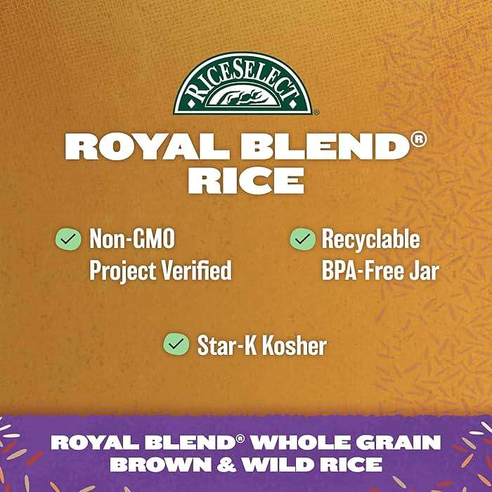 RiceSelect Texmati Brown & Wild Rice Royal Blend, 28 Ounce (Pack of 1) - Image 4
