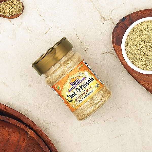Rani Chat Masala (14 Spice Seasoning Salt) Tangy Indian Seasoning 4.5oz (127.5g) PET Jar ~ All Natural | No MSG | Vegan | No Colors | Gluten Friendly | NON-GMO | Kosher | Indian Origin - Image 7