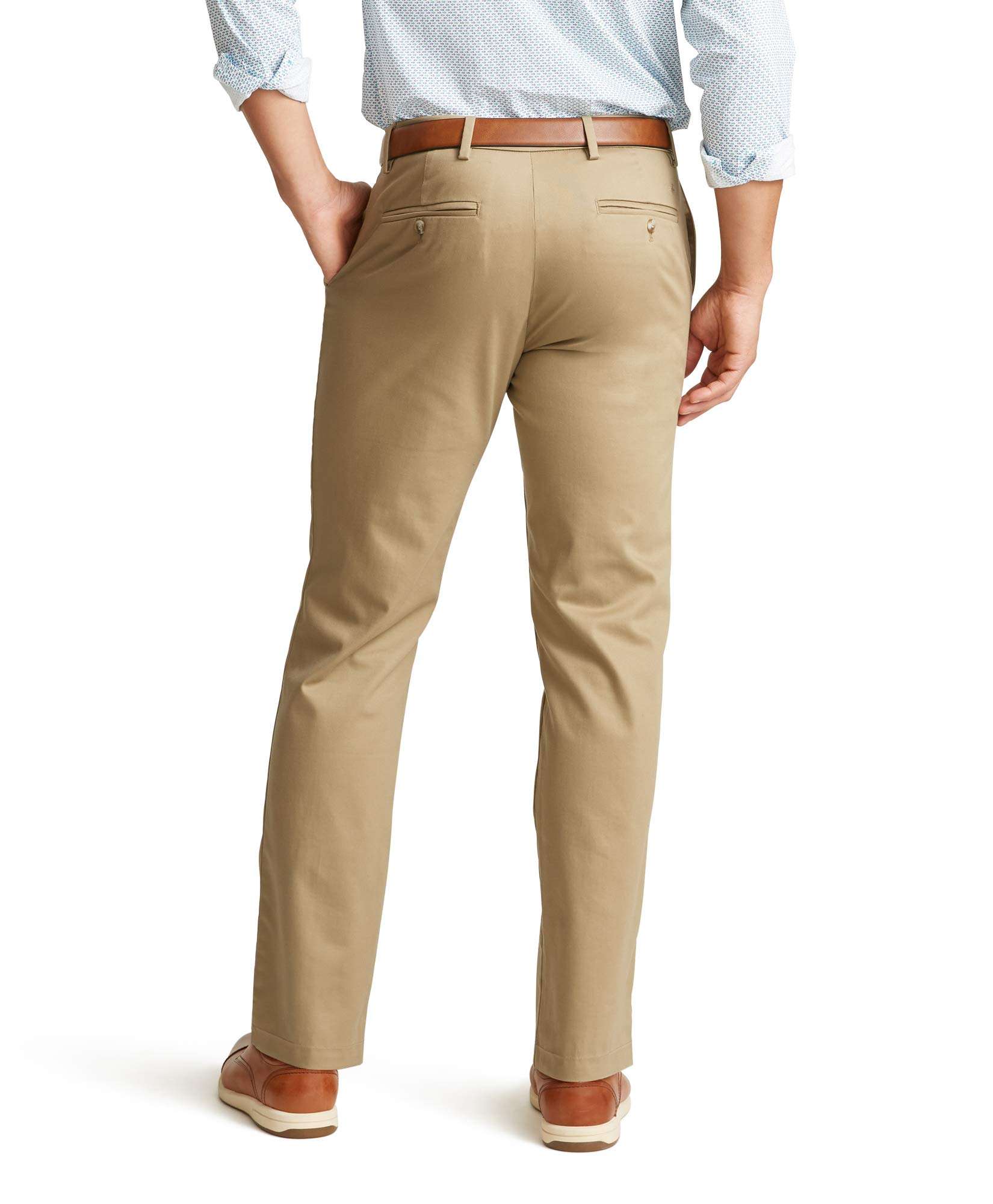 Dockers Mens Straight Fit Signature Lux Cotton Stretch Khaki Pant - Image 4
