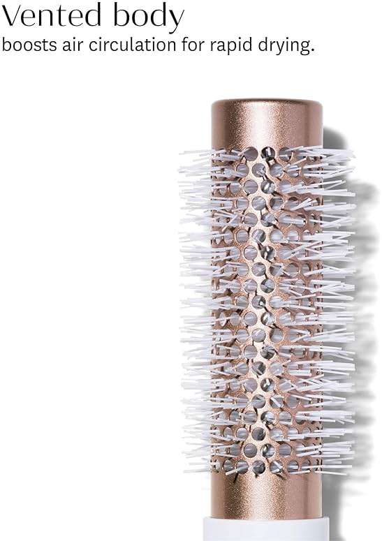 T3 Volume Round Hair Brush Ceramic-Coated Barrel Vented Round Brush for Blow Drying Heat Resistant Bristles - Image 3