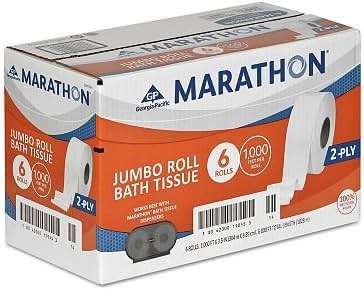Marathon Bath Tissue, 2-Ply (6 Jumbo Rolls) - Image 1
