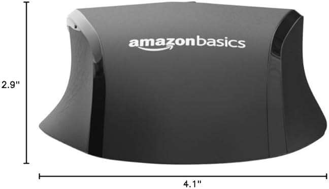 Amazon Basics Portable Wireless Computer Mouse, Ergonomic, 2.4 GHz Optical, DPI Adjustable, Easy to Use, Compatible With PC, Mac, Laptop, Black - Image 7