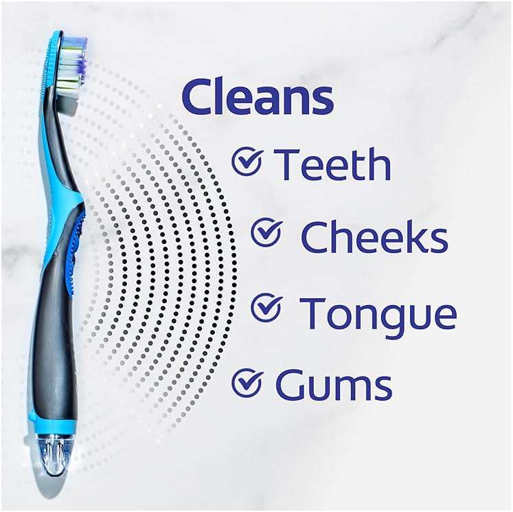 Colgate 360 Vibrate Deep Clean Battery Operated Toothbrush Pack, Soft with 1 AAA Battery Included, 2 Count - Image 8